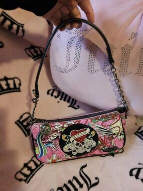 Ed Hardy Shoulder Strap Bag